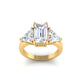 Triple Gem Radiance Ring