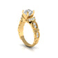 Ornate Floral Gold Ring