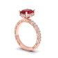 Solitaire Oval Ring S862