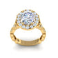 OVAL ENGAGMENT RING S847