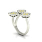 THREE FLOWER RING S 181