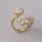 FLOWER PEAR RING S99