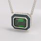 Enamel Emerald Pendent S109